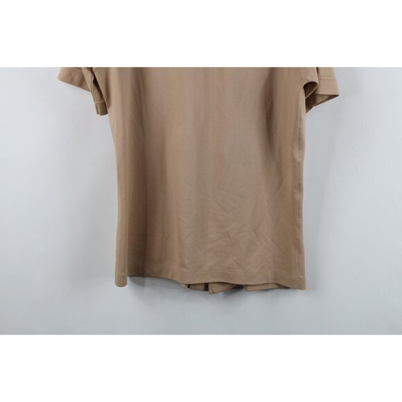 Vintage 70s Streetwear Mens Medium Knit Camp Collar Short Sleeve Button Shirt - Picture 15 of 15